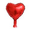 Plato de luz de 10 pulgadas estrella pequeña de cinco puntas corazón de durazno globo de aluminio de 10 pulgadas globo decorativo de aluminio con forma de corazón de color sólido