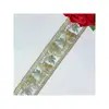 Encaje Bordado de Organza Transfronterizo 4cm Estilo Étnico Accesorios para Ropa Hanfu Accesorios Estilo Chino Hecho a Mano DIY en Stock