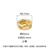 Plata S925 Oro Antiguo Patrón de Pluma de Sol Rueda Ranurada Separador Pulsera Conservante de Color con Separador de Cuentas Accesorios de Joyería de Plata