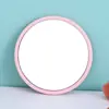 Espejo Redondo Pequeño de Alta Definición Espejo de Plástico Portátil Maquillaje Espejo Pequeño de Maquillaje con Logo Imprimible