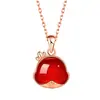 Collar de Serpiente Espíritu Pequeño para Mujer Festivo Año del Zodiaco Forma de Serpiente Collar para Clavícula Colgante como Regalo de Año Nuevo para Novia y Mejor Amiga