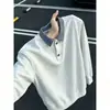 Sudadera con Cuello de Cuadros Falsa de Dos Piezas 2026 Primavera y Otoño Unisex Holgada Estilo Universitario
