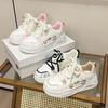 2025 Sapatos Brancos Femininos Primavera Novo Estilo Coreano Ins Casual Esportes Tênis All-match para Estudantes Femininas Rua P308