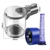 Compatible con anillo de sellado del depósito de polvo, tapa superior e inferior del depósito de polvo para aspiradora Dyson V6V7V8V10V11V15 accesorios