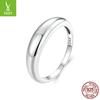 Anillo de plata con dije original, minimalista, de moda, con personalidad, clásico, de plata s925, ovalado, joyería