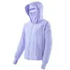 UPF100 Roupas de Proteção Solar para Pele ao Ar Livre Femininas Primavera Verão Montanhismo Corta-Vento Roupas com Proteção UV Jaqueta Secagem Rápida Respirável