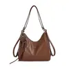Bolsa Grande Retro Melard Feminina 2026 Outono/Inverno Nova Bolsa de Ombro Único Transversal para o Dia a Dia Mochila