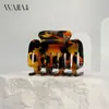 Wjia Premium França Design Retrô Francês Presilha Tubarão Acessórios de Cabelo Temperamento Médio Presilha de Cabelo Pan Presilha de Meio Cabelo