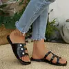 Nuevas sandalias casuales de otoño 2026 sin cordones, simples y versátiles para el uso diario, diseño de una tira, moda femenina de verano, sandalias de exportación transfronteriza