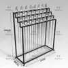 Suporte de armazenamento de mesa para esgrima, suporte para equipamento de espada, cabeça, capacete, protetor facial, posicionamento, suporte para itens de espada