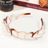 Coreia do Sul Nova Onda Dentada Headband Feminino Cranial Alto Top Franja Fixa Headband All-match Lavagem de Rosto Maquiagem Grampo de Cabelo Acessórios para Cabelo