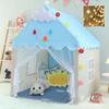 Tenda infantil casa de brincar interna casa pequena Castelo casa de Princesa casa para dormir brincar brinquedo mosquiteiro presente de aniversário