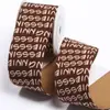 Fita de tecido de sarja com estampa de flor de um lado, onda inglesa e bolinhas para laço DIY, acessórios de cabelo, ponteira de cadarço, decoração de chapéu