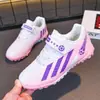 Zapatos Especiales de Fútbol para Niños Modelo Nuevo 2026 para Estudiantes de Primaria, Zapatos para Césped Sintético para Niños Mayores, Zapatos de Entrenamiento con Velcro para Niños y Niñas de Secundaria