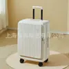 Maleta de Apertura Lateral para Mujer, Maleta de Viaje Multifuncional Expandible, Maleta de Viaje de 20 pulgadas, Maleta de Cuero de Cabina para Hombre