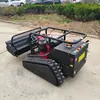 Cortacésped a Gasolina, Cortacésped con Orugas Todo Terreno Controlado Remotamente para Huertos y Céspedes, Cortacésped con Orugas