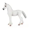 Modelo de Caballo Blanco Simulador Caballo de Pradera Potro Animal Juguete de Plástico Animal Salvaje Regalo Cognitivo para Niños Regalo