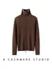 Nuevo cárdigan de punto acanalado grueso, elegante, versátil, de cachemira, casual, corte ajustado, abrigo suéter de cachemira para mujer, otoño e invierno