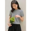 Ropa de Mujer 2026 Verano Nuevo Camiseta de Punto para Mujer Pulóver Casual de Manga Corta Abullonada Cuello Redondo Diseño de Manga Abullonada