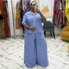 Ropa de Mujer Europea y Americana 2025 Otoño Nuevo Camisa de Manga Corta con Solapa a Rayas Pantalones de Pierna Ancha de Cintura Alta Traje Casual de Moda