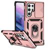 Comercio exterior para funda para teléfono móvil Samsung S24 23ultra anticaída 22P carcasa trasera soporte giratorio magnético S10 carcasa rígida