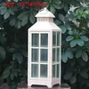 Ornamento Suporte de Vela Romântico Vintage de Ferro Forjado Estilo Europeu, Lanterna de Chão à Prova de Vento, Suporte de Vela, Adereços de Casamento, Lanterna Guia de Caminho