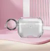 Adecuado para Funda Protectora de Auriculares Bluetooth AirPods Pro 3ª Generación, Carcasa Blanda Transparente Apple, Funda para Auriculares Anticaídas de Color Contrastante