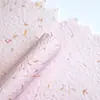 Sombra de Flor Dia dos Namorados Papel de Pétala Cortado à Mão em Relevo, Papel Elegante, Papel com Relevo Tridimensional, Papel de Embrulho Florido, Papel de Embrulho para Buquê