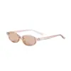 Gafas de Sol Pequeñas Ovaladas de Alta Gama Europeas y Americanas Gm para Hombres y Mujeres, Gafas de Sol Anti-UV, Nuevas Gafas de Sol Cat-Eye para Viajes