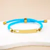Materiales de Impresión a Color y Grabado Transfronterizos, Pequeños Regalos, Etiquetas Curvas, Pulseras Tejidas, Regalos Navideños Huecos con Forma de Corazón de Acero Inoxidable