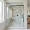 Tela de Box Profissional, Box de Banho, Porta de Vidro Divisória de Banheiro, Separação Úmida e Seca, Banheiro, Personalização para Projetos de Hotel
