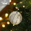 Bola de Espuma de 8 cm Transfronteriza Bola de Colores Adornos de Navidad Colgante para Árbol de Navidad Diseño Creativo Decoración Ins Suministros Decorativos Venta al por Mayor