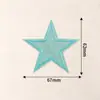 Parche Bordado de Estrella de Cinco Puntas con Lentejuelas de Colores Parche Bordado de Lentejuelas Autoadhesivo Accesorios de Ropa DIY Venta al por Mayor