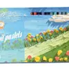 Pincel de color grueso para pintura al óleo, pincel, crayón de aceite, caja de regalo de 36 colores, color superpuesto, estudio