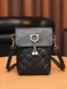 Versión Coreana Bolso de Hombro Acolchado con Cabeza de Gato y Perlas Nuevo Bolso Cruzado de Moda para Mujer Mini de Mano para Redes Sociales Venta al por Mayor Comercio Exterior