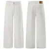 Muxi Ropa Estilo Old Money Americano Versátil Retro Corte Holgado Color Denim Original Jeans para Hombre Moda Calle Pierna Recta
