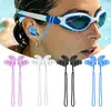Cordón de Silicona en Espiral Tapones para los Oídos para Nadar, Tapones Impermeables Anti-Pérdida para Deportes, Universales para Adultos y Niños, Se Pueden Colgar o Atar