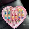 Anillos para niños seleccionados cuidadosamente, pequeña princesa, niñas lindas, gemas, joyas de dibujos animados, niñas pequeñas, brillantes pedrería, anillos para los dedos