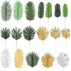 Plantas Verdes Artificiales Realistas Transfronterizas, Hojas Falsas de Palma Areca para Hoteles, Flores Artificiales, Accesorios de Fotografía, Decoración
