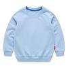 Suéter para niños, nueva ropa para niños, primavera, color sólido, cuello redondo coreano, top para niñas, primavera, manga larga, moda