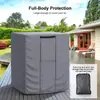 Cubierta para Aire Acondicionado Adecuada para Unidades Exteriores, Cubierta Impermeable de Alta Resistencia para Unidad de AC, Adecuada para Uso Exterior en Invierno, Cubierta Grande para Aire Acondicionado