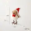 Nuchi Decoración Navideña Transfronteriza Pájaro Artificial de Espuma Colgante Adorno para Árbol de Navidad Muñeco de Pájaro de Peluche Decoración