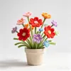 Flor Artificial Vara Torcida Produto Acabado Tulipa Simulada Presente de Feriado Flor Falsa Dia do Professor Atacado