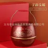 Vaso sanitário infantil, artigos de casamento, balde de celebração, tigela de tesouro, balde de tesouro, conjunto de três peças para artigos de casamento