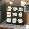 20 Piezas de Pegatinas Magnéticas Originales de Mahjong con Estilo Chino para Decoración de Archivadores, Decoración Casera DIY, Pegatinas Magnéticas Suaves para Tablero Perforado de Refrigerador