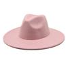 Sombrero de copa de lana, sombrero de jazz para hombres con ala plana, color sólido, sombrero de copa de jazz, francés, retro, británico, caballero, hombres y mujeres