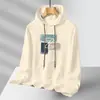 Sudadera deportiva para hombre engrosada, nuevo modelo 2025, chaqueta con capucha para primavera y otoño, top casual de moda de marca ins