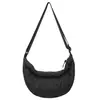 Bolsa de Algodón Lingge Nueva Japonesa y Coreana Ins Transfronteriza Otoño e Invierno Gran Capacidad Cruzada Tipo Dumpling Bolso de Hombro de Moda Casual