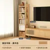 Estantería de madera maciza, estante de almacenamiento de pie, librero para el hogar, estante de almacenamiento abierto, vitrina de pared multicapa, estante de almacenamiento simple