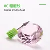 Nueva cabeza pulidora de uñas transfronteriza, broca pulidora eléctrica de acero de tungsteno con forma de cono puntiagudo, herramienta para quitar uñas en stock